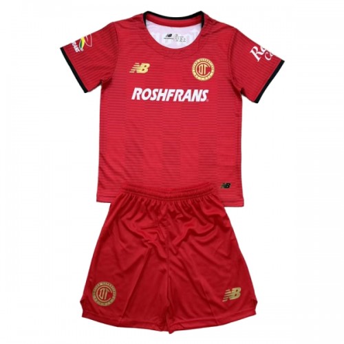 Virallinen Fanipaita + Shortsit Deportivo Toluca Kotipelipaita 2025-26 - Lasten Virallinen Fanipaita + Shortsit Deportivo Toluca Kotipelipaita 2025-26 - Lasten